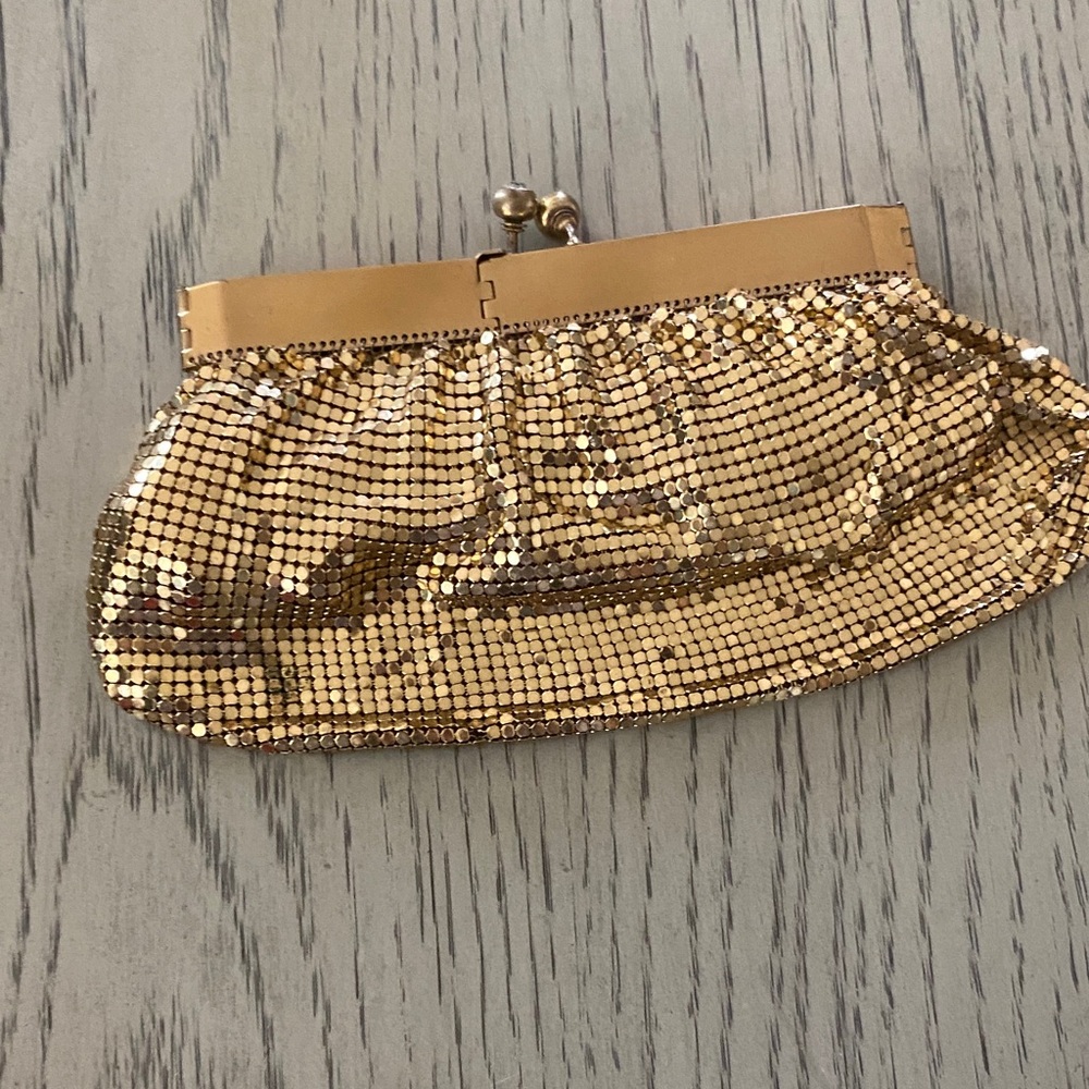 Gold Sequin Clutch Bag